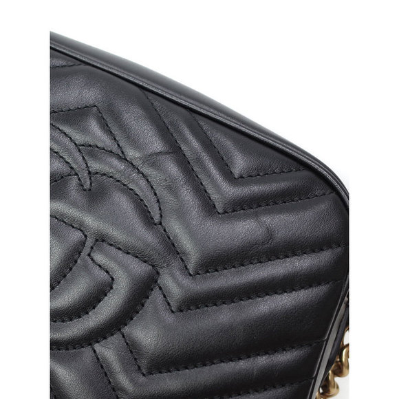 Gucci GG Marmont Quilted Small Leather Shoulder Bag - Picture 7 of 8